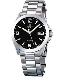 Festina F16376-4 Classics acciaio e nero uomo