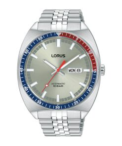 Lorus RL447BX9 Herrenuhr Automatico acciaio ghiera rossa e blu