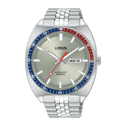 Lorus RL447BX9 Herrenuhr Automatico acciaio ghiera rossa e blu