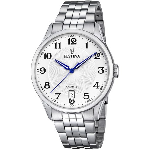 Festina F20425-1 Acero  Clasico solo tempo uomo silver