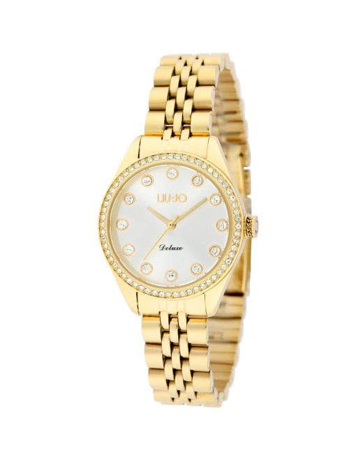 Liu Jo TLJ2256 Deluxe acciaio dorato con brillantini donna