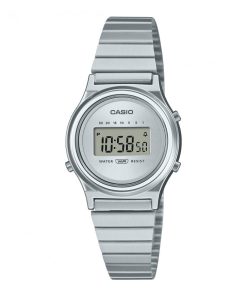 Casio LA700WE-7AEF Vintage tondo digitale silver donna
