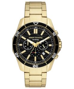 Armani Exchange AX1958-C Spencer Spring 2024 dorato nero cronografo
