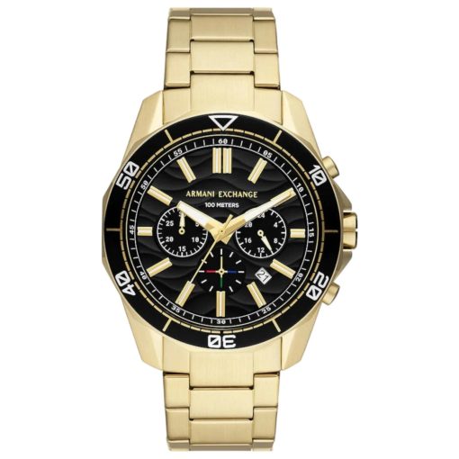 Armani Exchange AX1958-C Spencer Spring 2024 dorato nero cronografo
