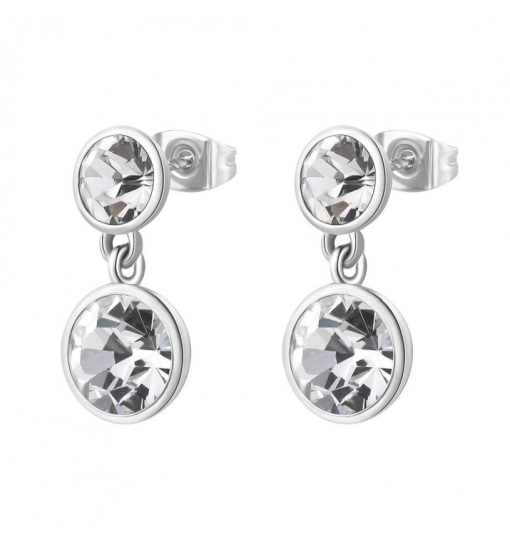 Orecchini Symphonia Brosway BYM172 con doppio zircone silver