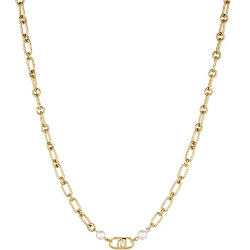 Collana Liu Jo LJ1734 Icona acciaio dorato a catena