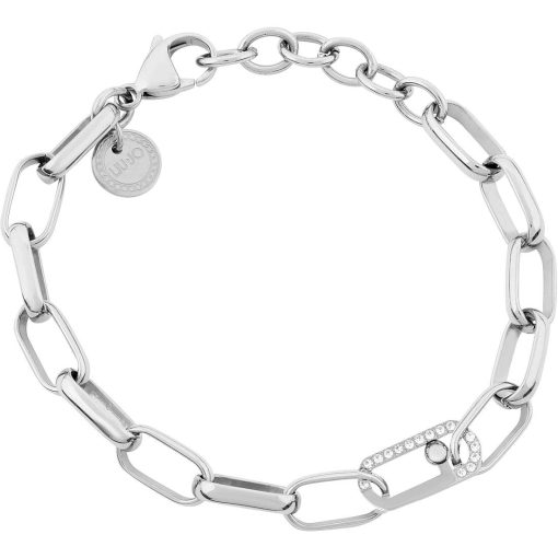 Bracciale Liu Jo LJ1796 a catena acciaio con zirconi