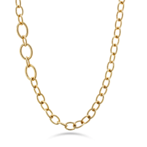 Collana Liu Jo LJ2327 acciaio dorato a catena 45cm donna