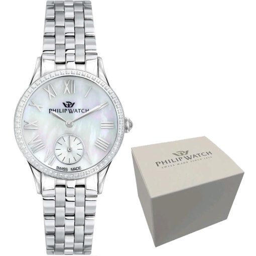 Philip Watch R8253596503 Marilyn madreperla Swiss Made con diamanti e secondiera donna