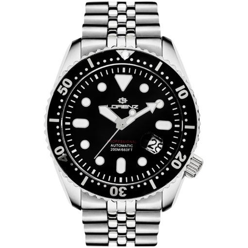 Lorenz 030138AA Shark 3 Automatico nero uomo 20 atm
