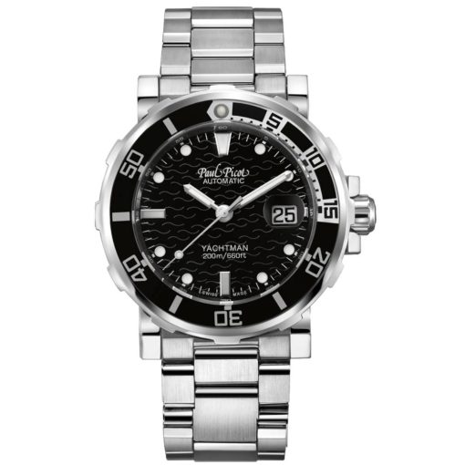 Paul Picot 1151ZNB Automatico Yachtman III Swiss Made nero