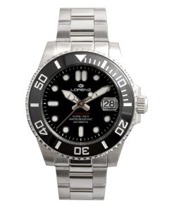 Lorenz 21065AA Automatico Sub Ceramic nero ghiera nera 43mm