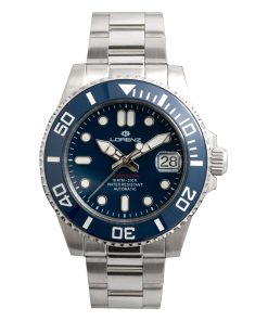 Lorenz 21065FF Automatico Sub Ceramic blu ghiera blu 43mm