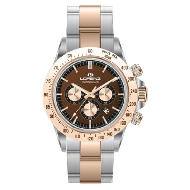 Lorenz 28191CC Cronograph bicolore ramato uomo