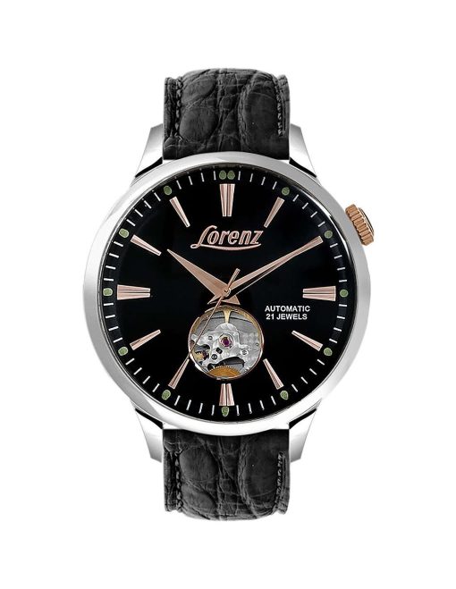 Lorenz 30224BB Automatico pelle nero uomo