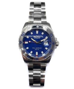 Paul Picot 4351-20NBB60B20 Mariner automatico 200 metri Swiss made blu