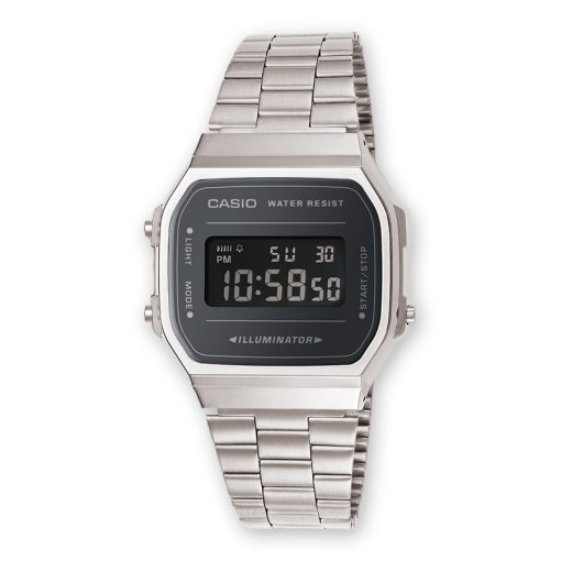 Casio A168WEM-1EF Vintage digitale grigio unisex