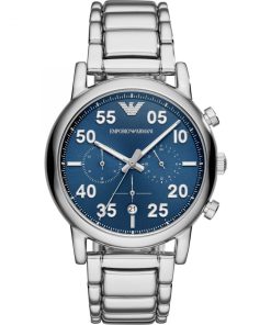 Armani AR11132-C Luigi cronografo acciaio blu