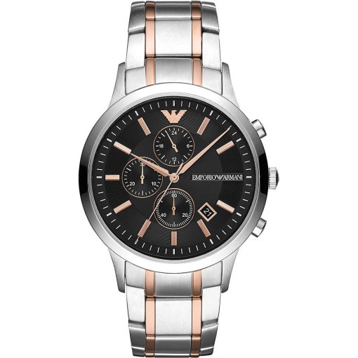 Armani AR11165-C Renato bicolore cronografo nero