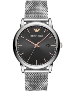 Armani AR11272-C Luigi solo tempo acciaio maglia milano
