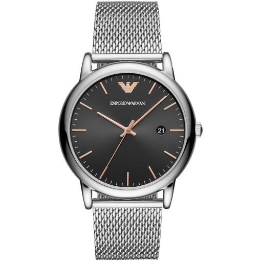 Armani AR11272-C Luigi solo tempo acciaio maglia milano