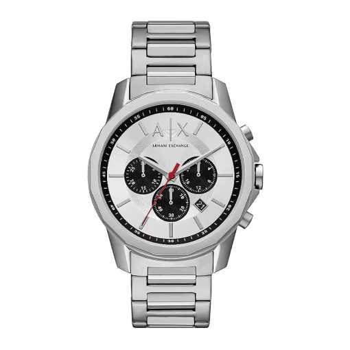 Armani Exchange AX1742-C Banks cronografo acciaio silver uomo