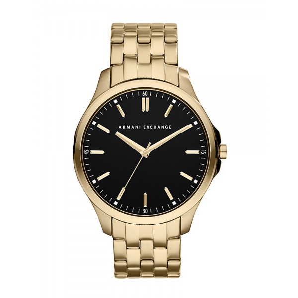 Armani Exchange AX2145-C Hampton acciaio gold quadrante nero