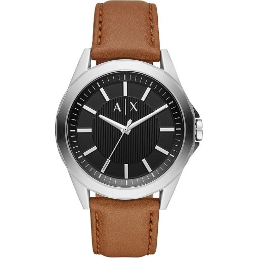 Armani Exchange AX2635-C Drexler pelle marrone quadrante nero