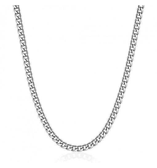 Collana catena lunga in acciaio Brosway BIK93 Ink da uomo