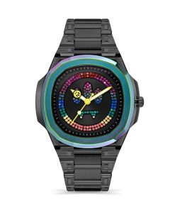 Barrow BWWUG0037203 acciaio nero con pietre rainbow