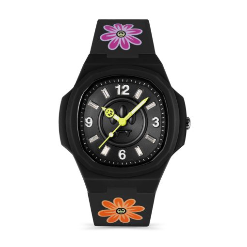 Barrow BWWUM0037007 silicone nero con fiori stampati