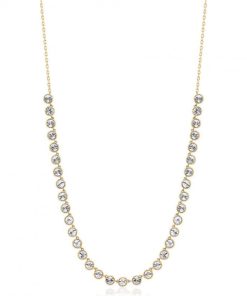 Collana girocollo Brosway BYM157 Symphonia pvd oro con cristalli donna