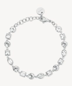 Bracciale in acciaio Brosway BYM168 Symphonia con cristalli bianchi