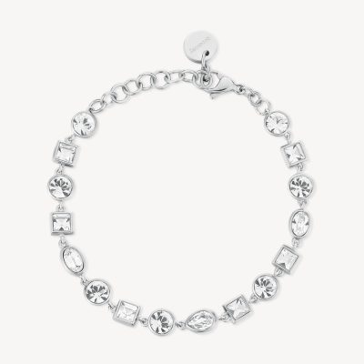 Bracciale in acciaio Brosway BYM168 Symphonia con cristalli bianchi