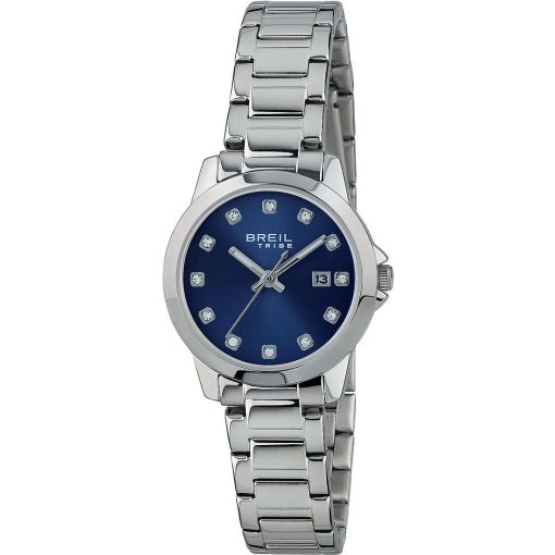 Breil EW0409-C Classic Elegance acciaio e blu con pietre e datario 28mm