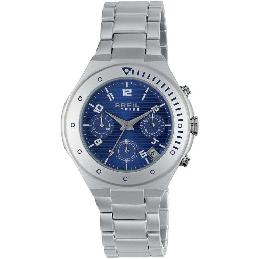 Breil EW0438-C Neo Chrono Gent 40mm acciaio e blu uomo con numeri