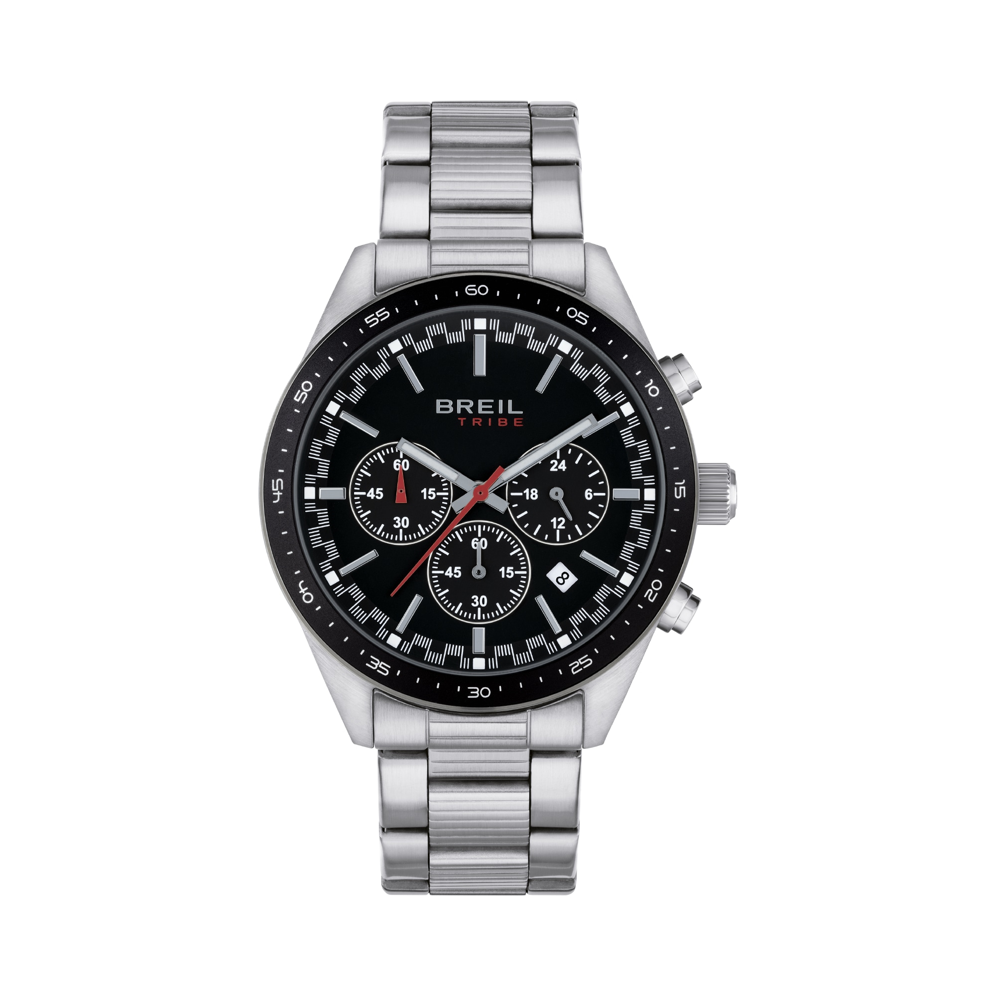 Breil EW0571-C Gent crono acciaio nero uomo lancetta rossa