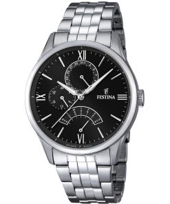 Festina F16822-4 Retrò acciaio multifunzione uomo