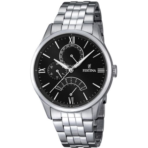 Festina F16822-4 Retrò acciaio multifunzione uomo