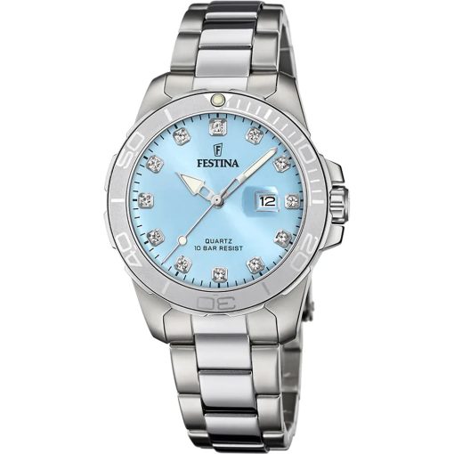 Festina F20503-5 Boyfriend acciaio quadrante azzurro