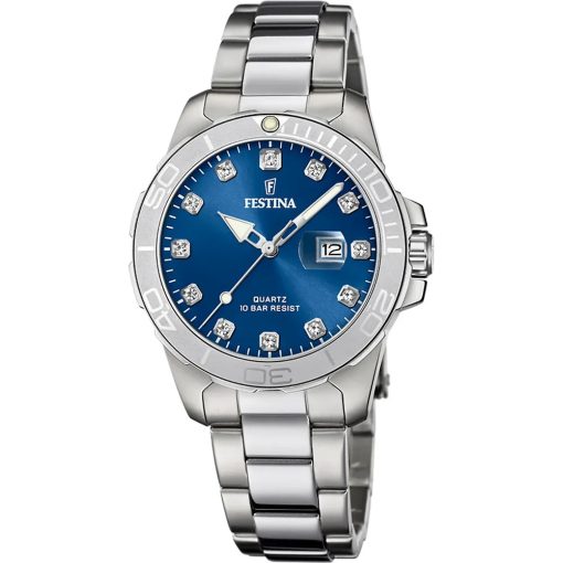 Festina F20503-6 Boyfriend acciaio quadrante blu donna