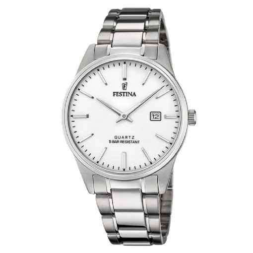Festina F20511-2 Classics acciaio silver uomo con datario