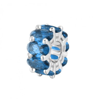 Color charm Brosway FFB01 Fancy argento 925 con oval cubic zirconia colore zaffiro