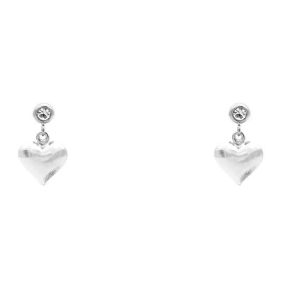 Orecchini Cuori Silver Freddy FJ-10009