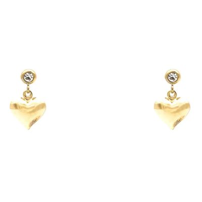 Orecchini Cuori Gold Freddy FJ-10010