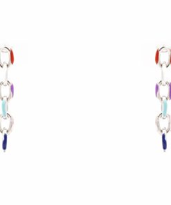 Orecchini Rainbow Silver Freddy FJ-10011