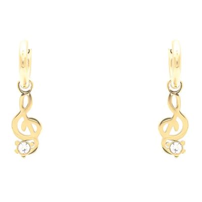 Orecchini Chiave di Violino Gold Freddy FJ-10016