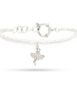 Freddy FJ-20007 Bracciale Ballerina di Brillanti e Perle