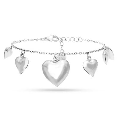 Freddy FJ-20008 Bracciale Cuori Silver