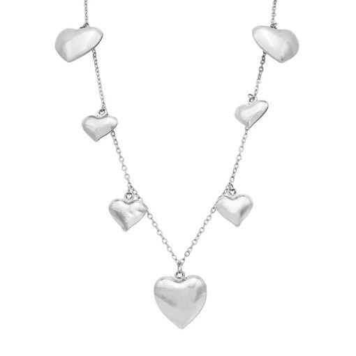 Collana Cuori Silver Freddy FJ-30009